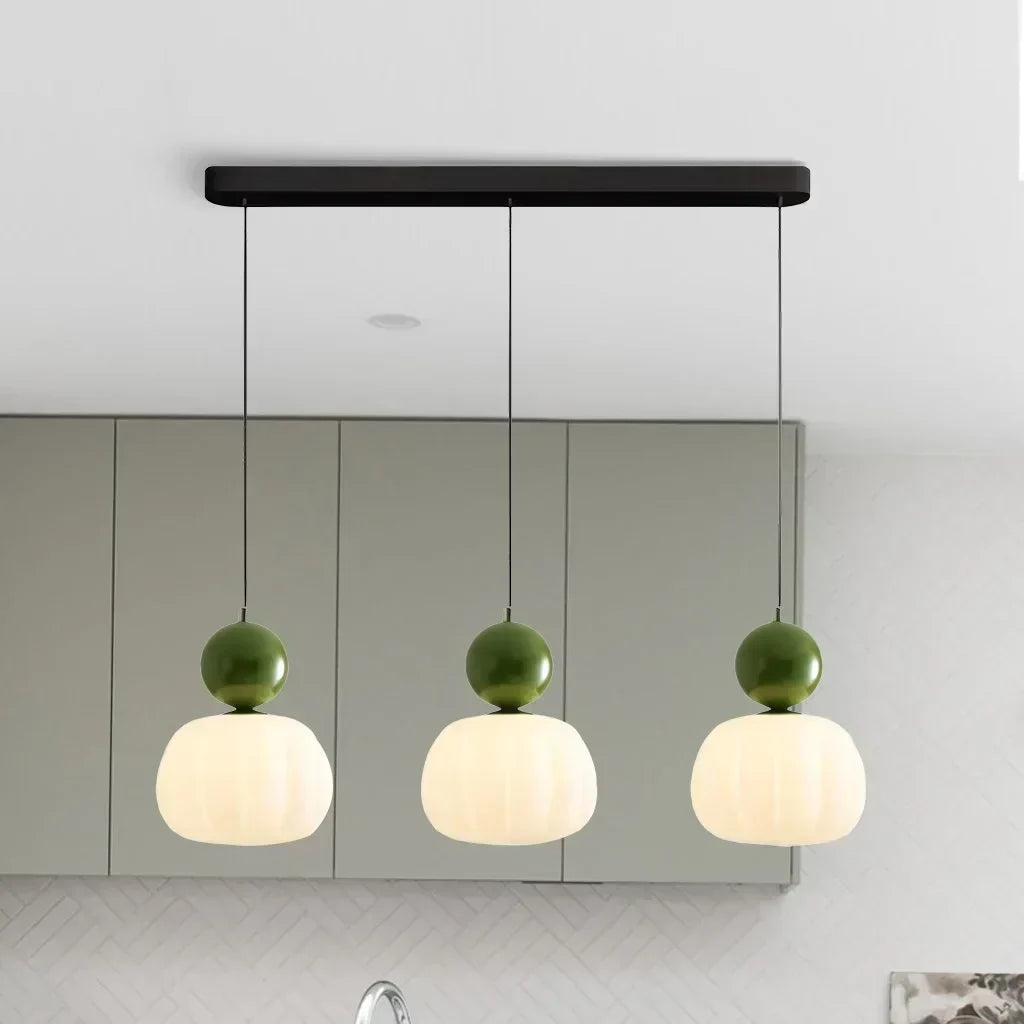Art Deco Pendant Lamp - Cream, Bauhaus Design