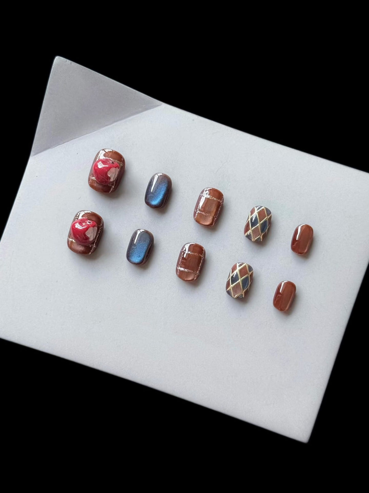 Artistic Press-On Nail Set