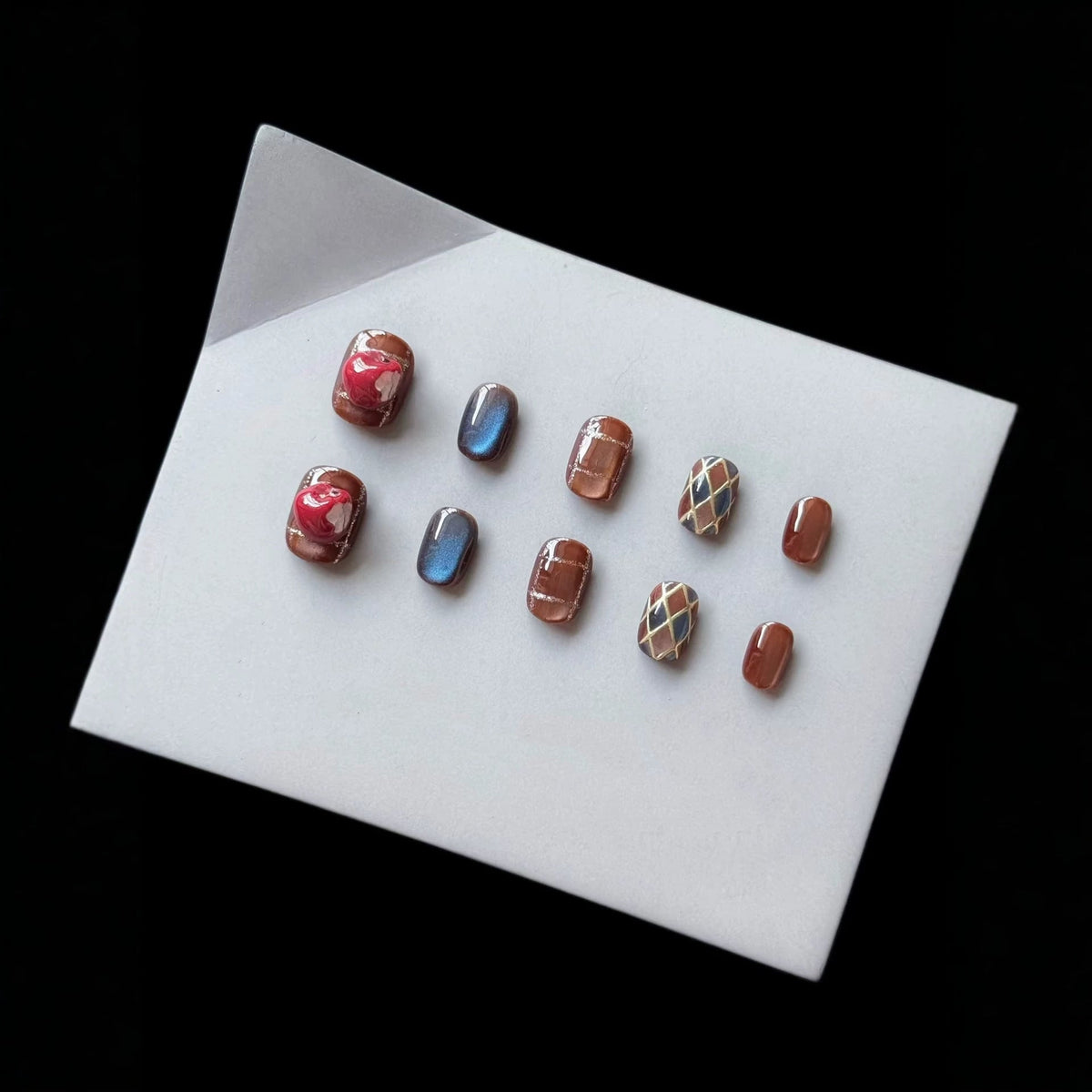 Artistic Press-On Nail Set