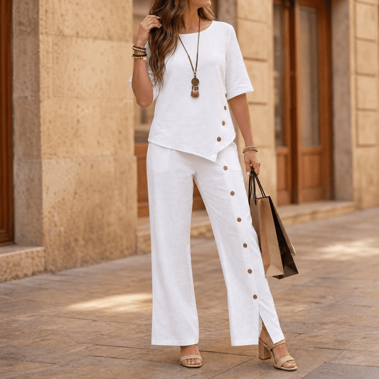 Asymmetric Two Piece Set