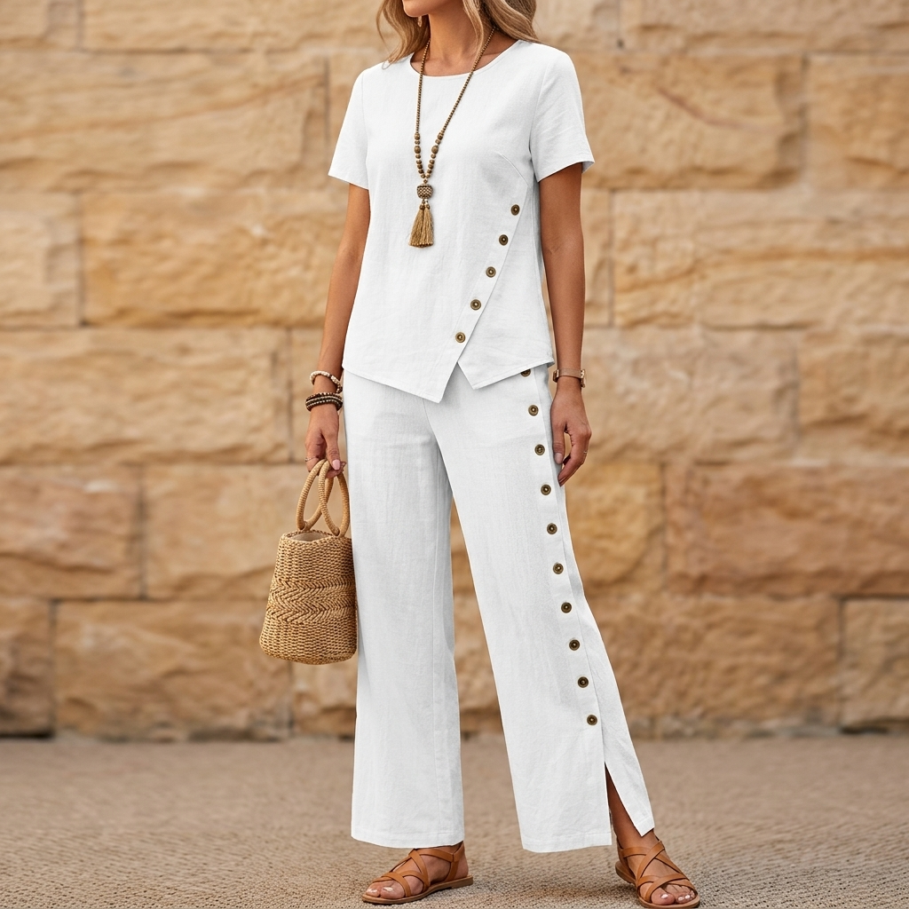 Asymmetric Two Piece Set