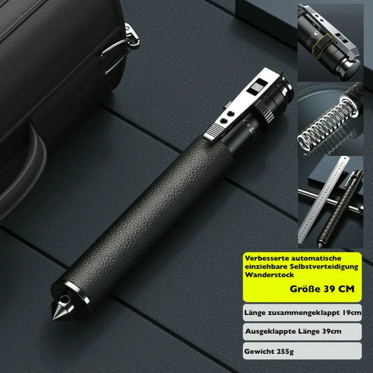 Automatic Hiking Stick | Non-Slip Grip | Self-Defense