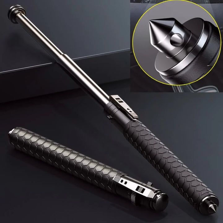 Automatic Hiking Stick | Non-Slip Grip | Self-Defense
