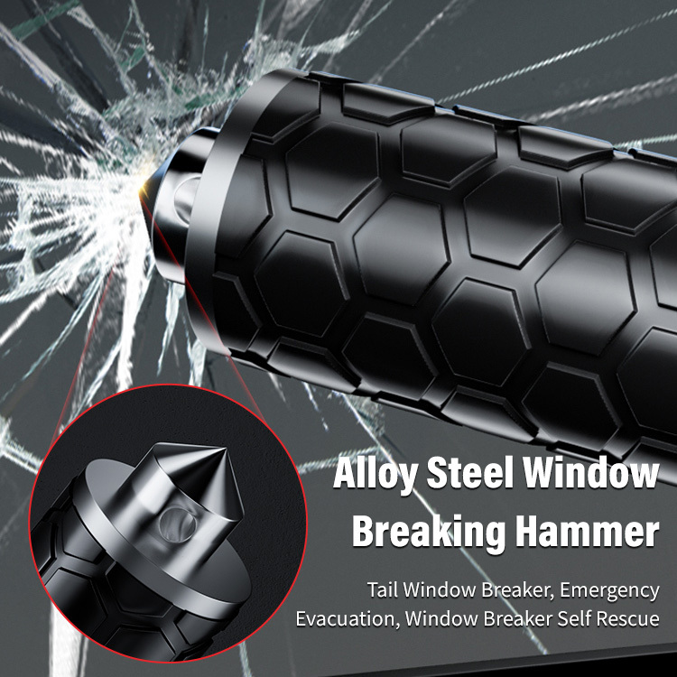 Automatically extendable steel striking stick