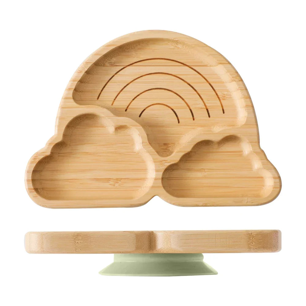 Baby Bamboo Suction Dinnerware Set – Safe & Stylish Toddler Bowls & Plates