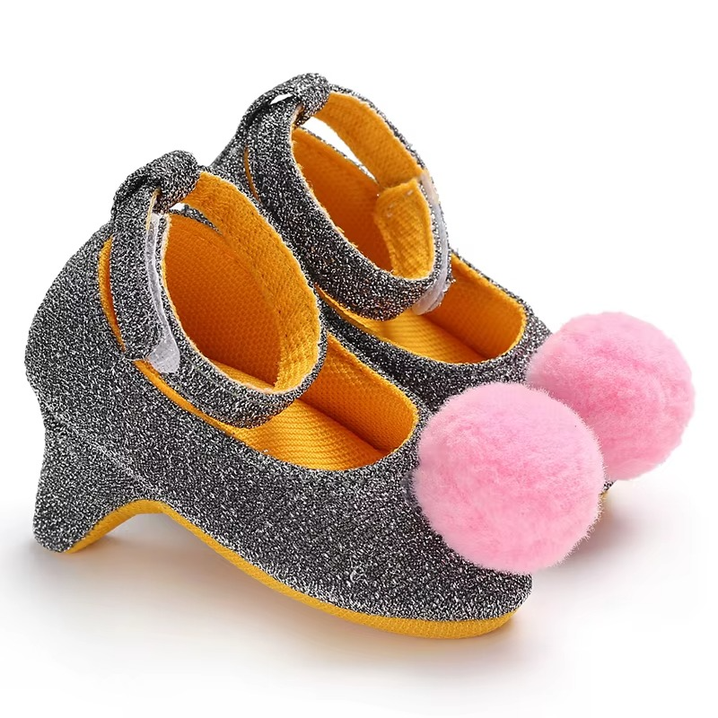 Baby Girls' Princess Soft Sole Shoes