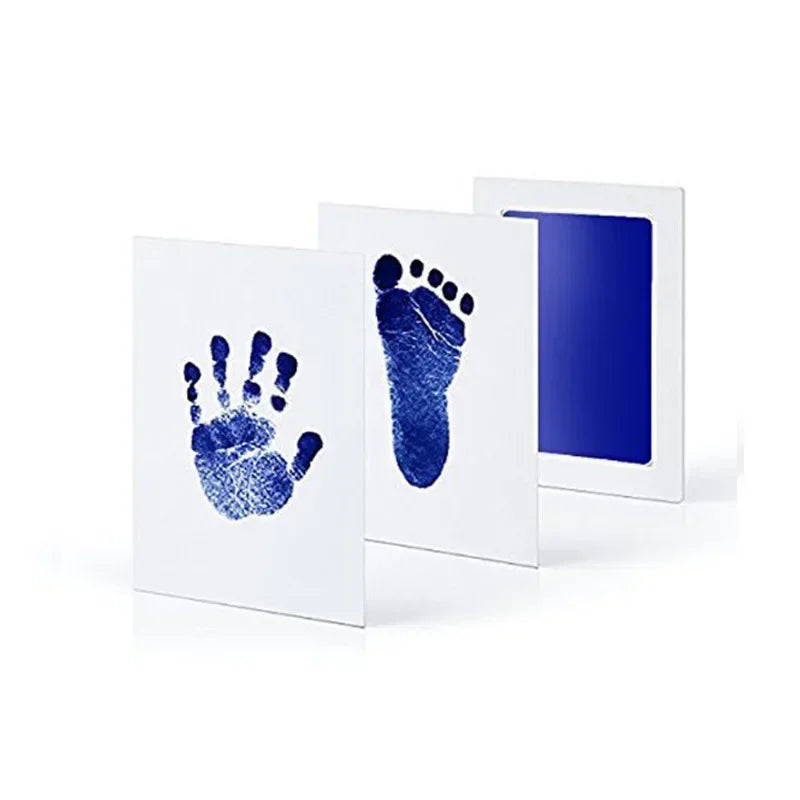 Baby Handprint & Footprint Inkless Ink Pad Kit for Newborn Keepsakes & Pet Prints