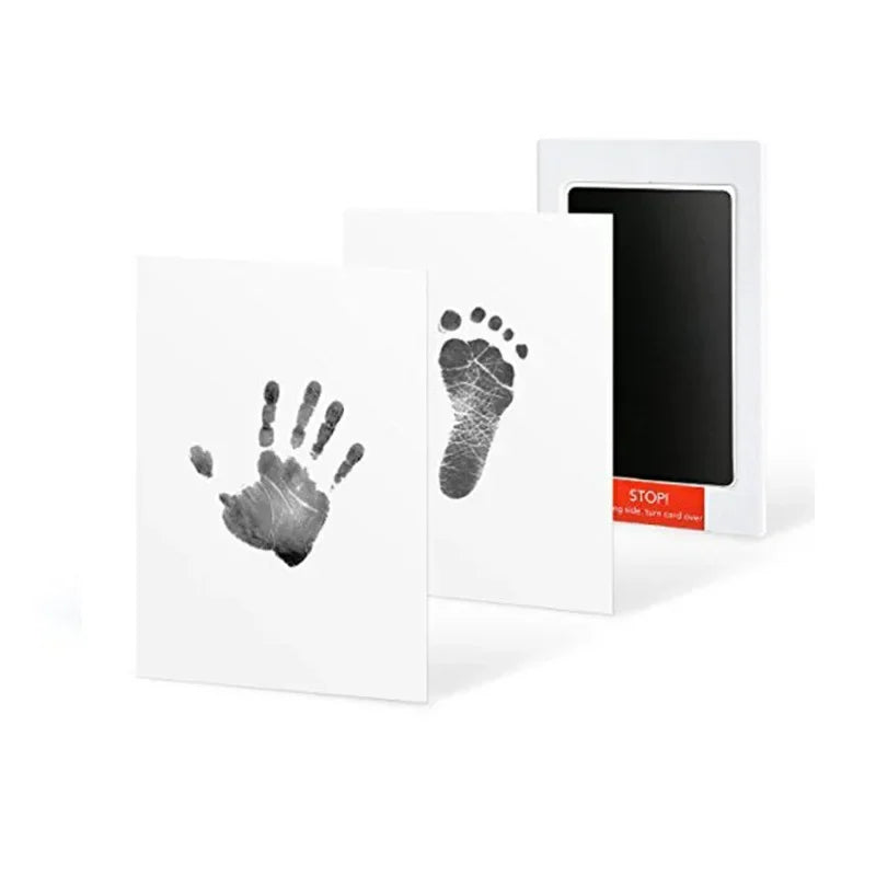 Baby Handprint & Footprint Inkless Ink Pad Kit for Newborn Keepsakes & Pet Prints