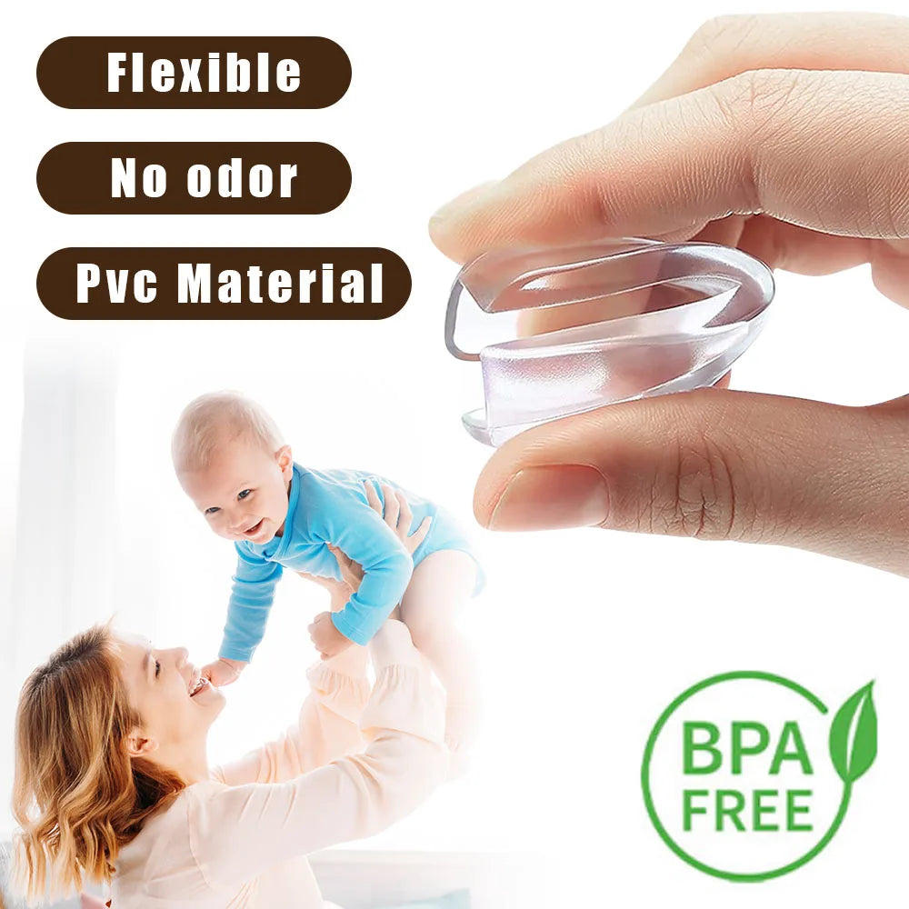 Baby Safety Clear Corner Protectors - Set of 10