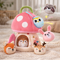 Baby Sensory Crinkle Mushroom Activity Toy for Exploration