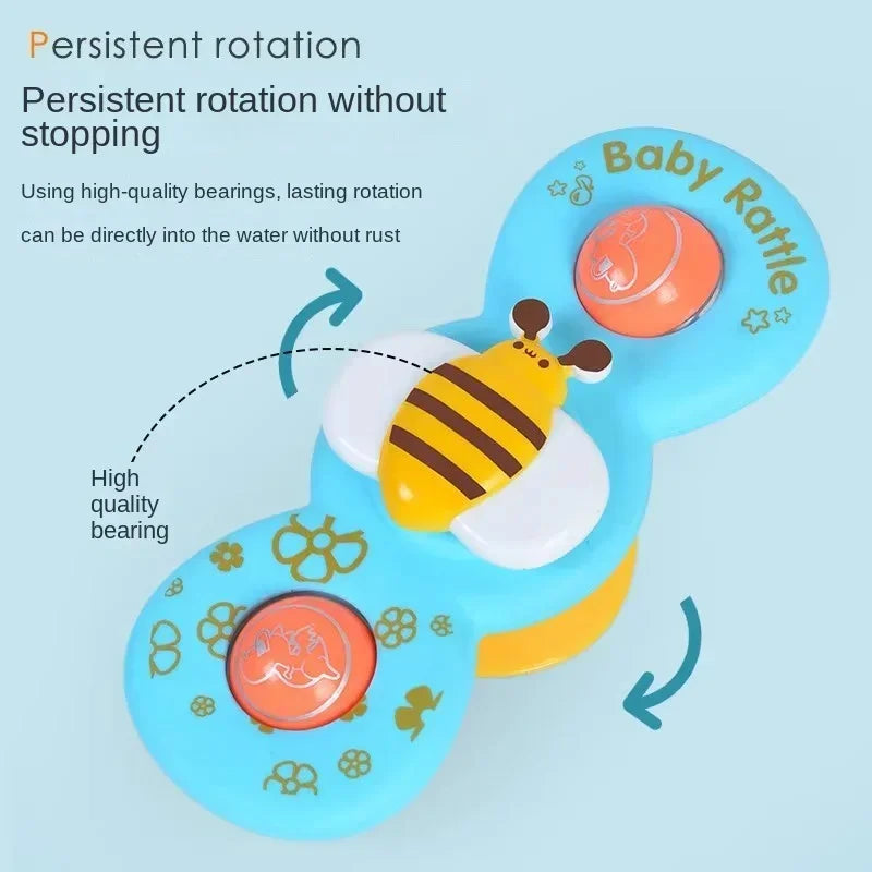 Baby Sensory Suction Spinner Toys (3 Pieces)