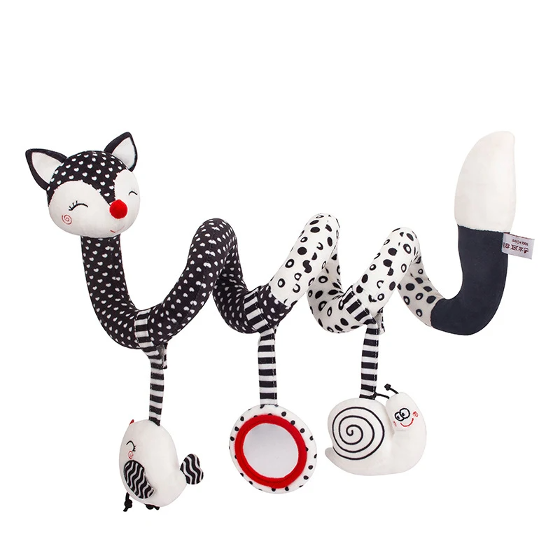Baby Spiral Car Seat & Pram Toy for Sensory Development