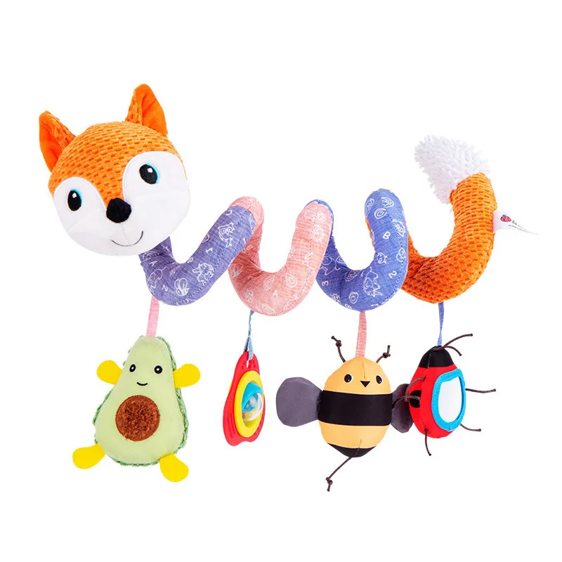 Baby Spiral Car Seat & Pram Toy for Sensory Development