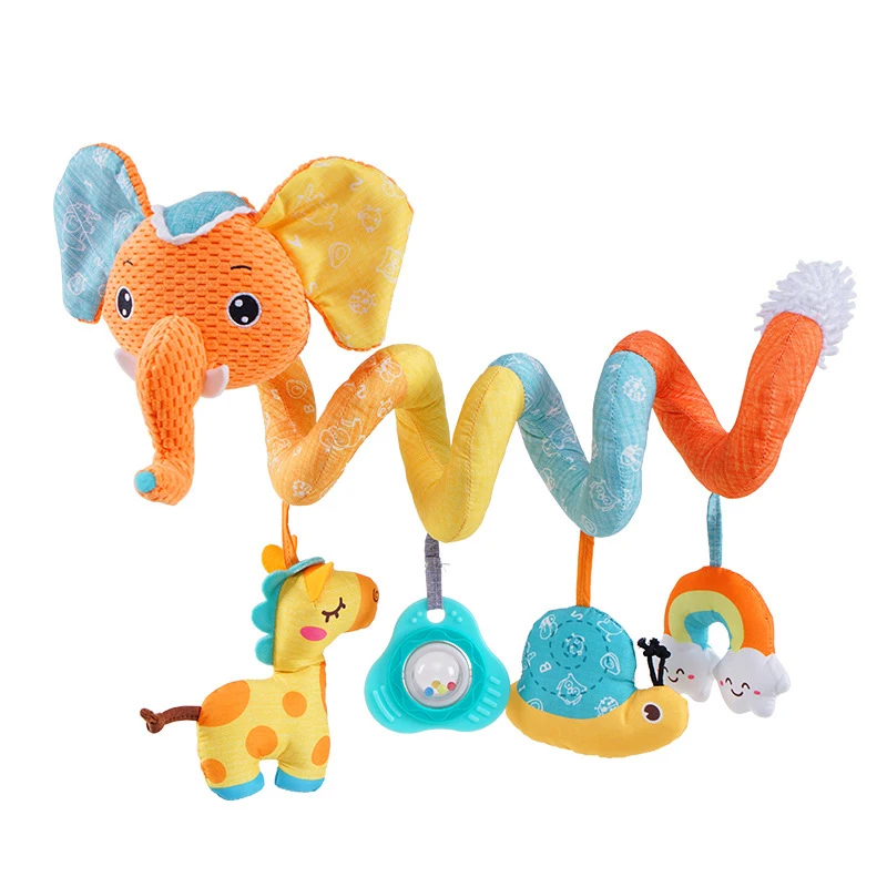 Baby Spiral Car Seat & Pram Toy for Sensory Development