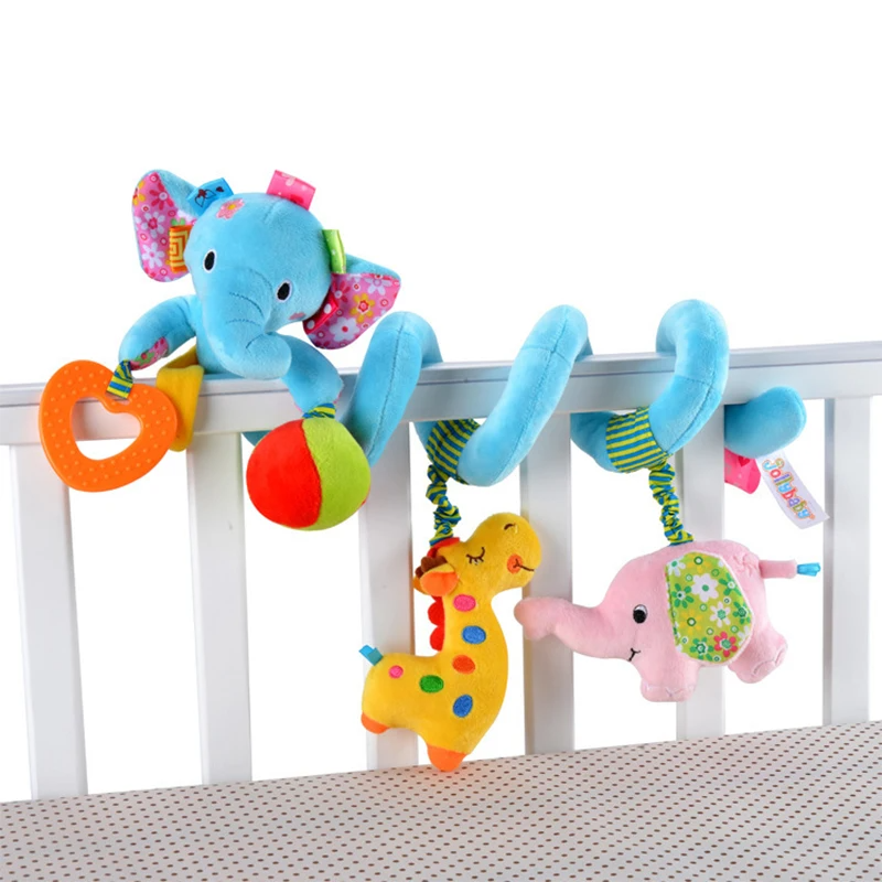 Baby Spiral Car Seat & Pram Toy for Sensory Development