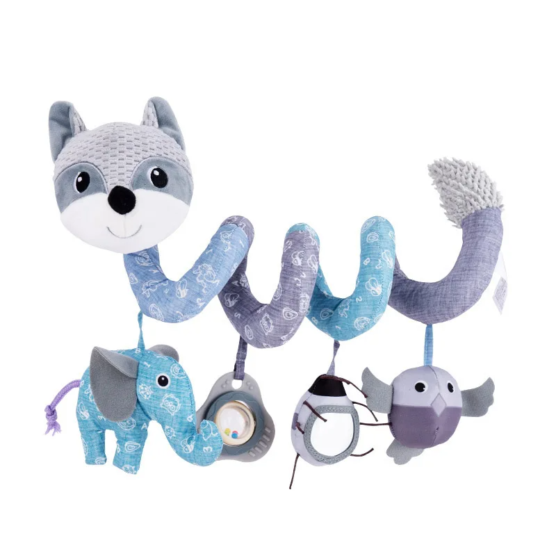 Baby Spiral Car Seat & Pram Toy for Sensory Development