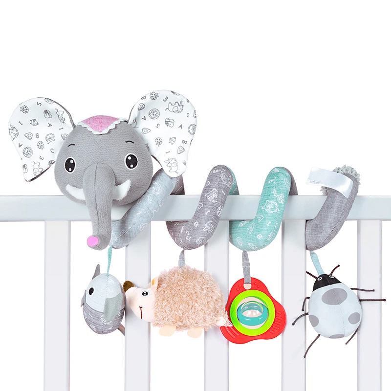 Baby Spiral Car Seat & Pram Toy for Sensory Development