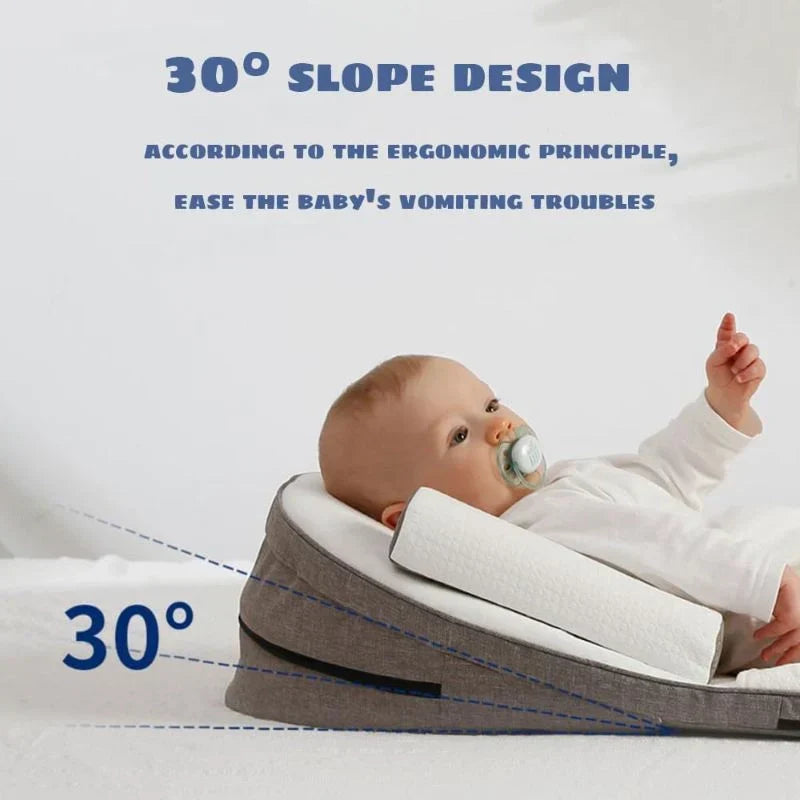 Baby Wedge Pillow: Safe Side Sleeping & Anti-Reflux Support