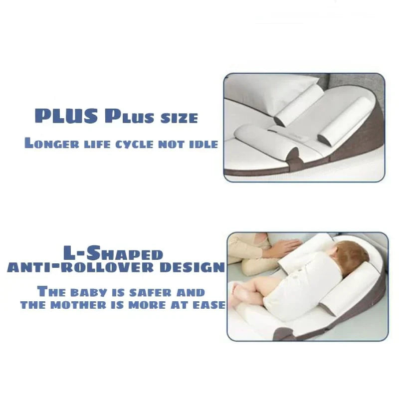 Baby Wedge Pillow: Safe Side Sleeping & Anti-Reflux Support