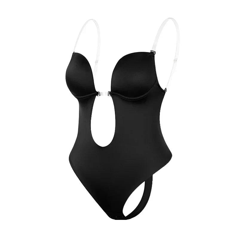 Backless Bodysuit Bra for Invisible Support