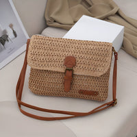 Bag – Vintage Style Straw Shoulder Bag for Summer