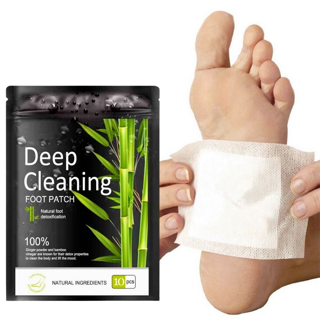 Bamboo Charcoal Foot Detox Patches for Natural Wellness