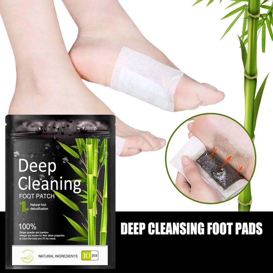 Bamboo Charcoal Foot Detox Patches for Natural Wellness