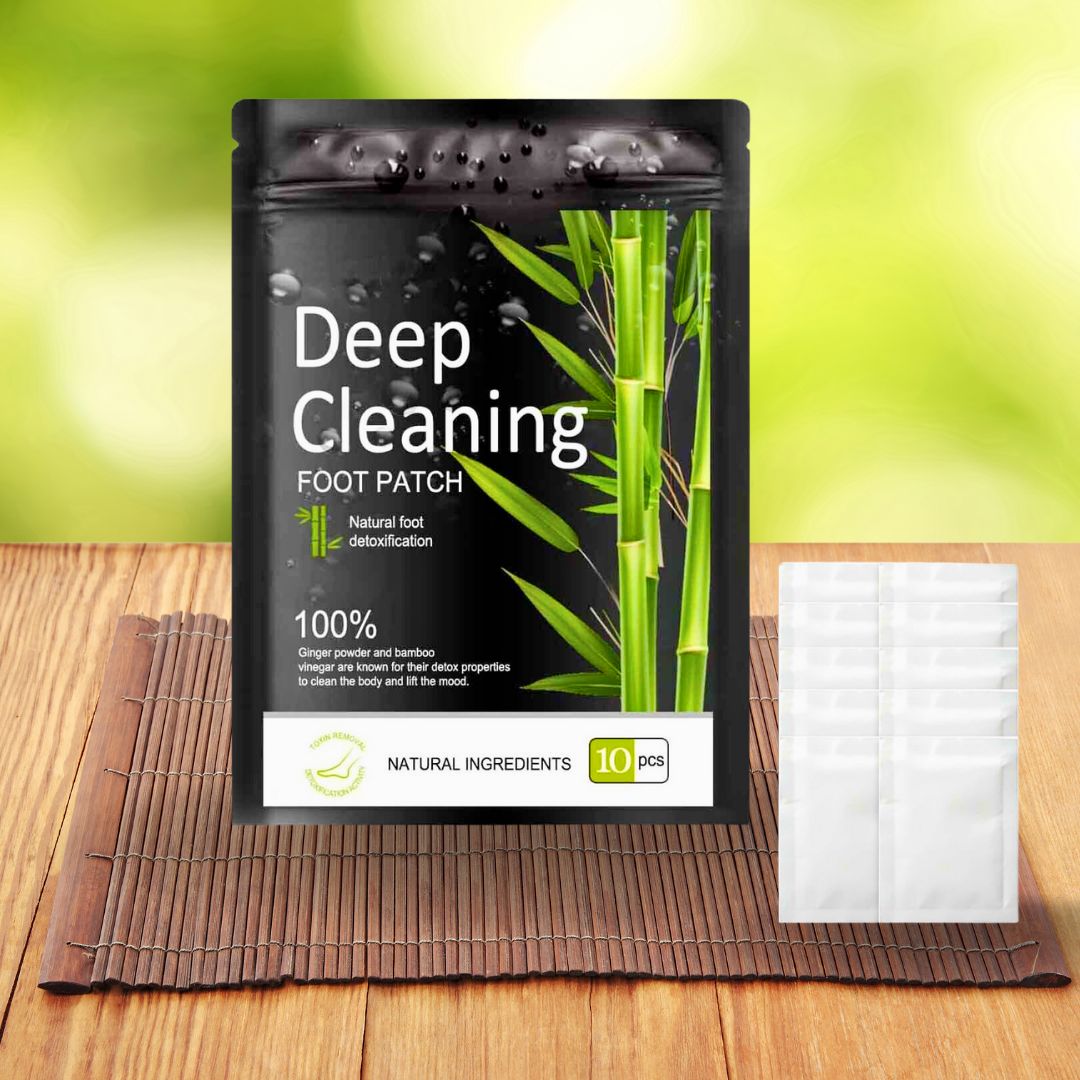 Bamboo Charcoal Foot Detox Patches for Natural Wellness