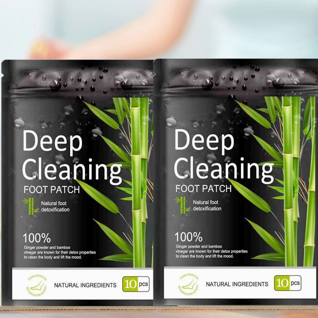 Bamboo Charcoal Foot Detox Patches for Natural Wellness