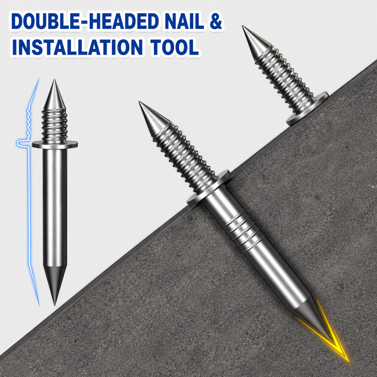 Baseboards | Baseboard Nail Set | Double-Head System Installation | BaseFix Pro