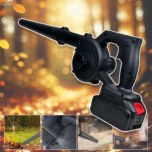 Battery-powered blower/leaves blower – ideal for cleaning or gardening