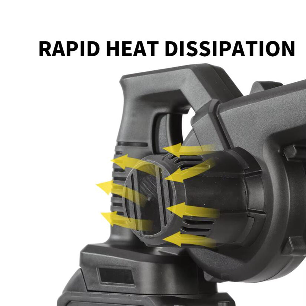 Battery-powered blower/leaves blower – ideal for cleaning or gardening