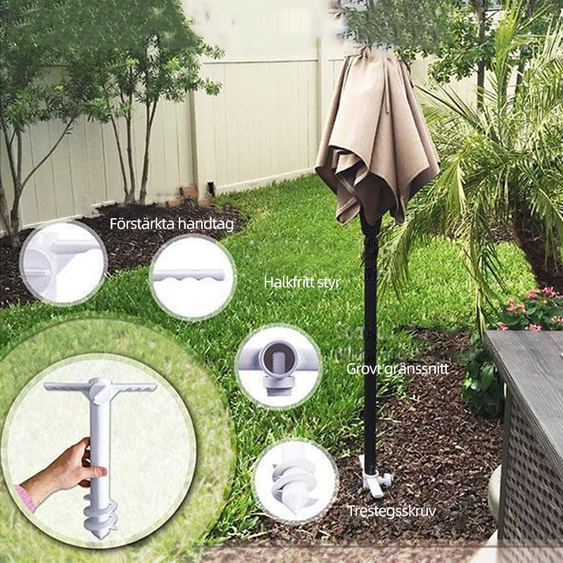 Beach Umbrella Anchor - Wind Resistant and Durable