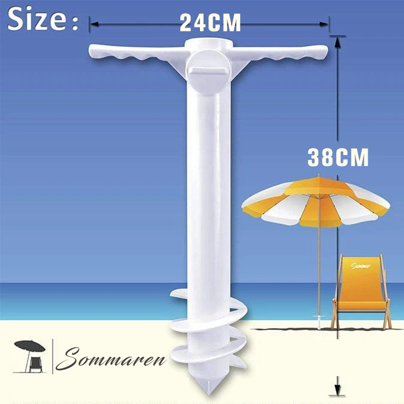 Beach Umbrella Anchor - Wind Resistant and Durable