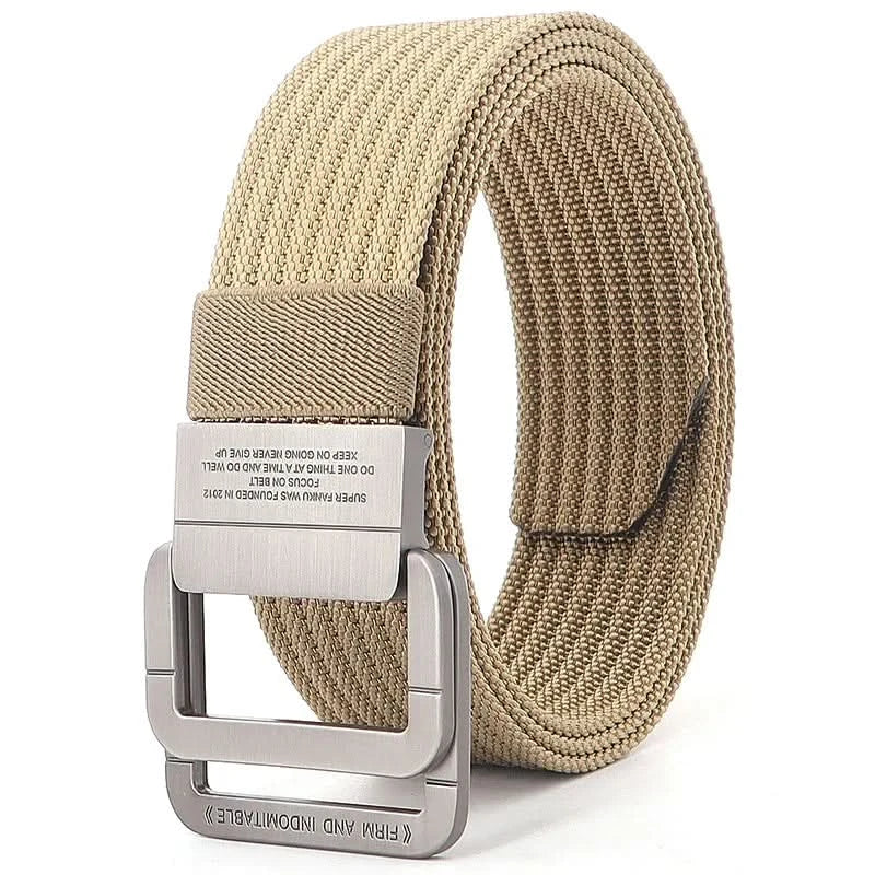 Belt – Double Metal Ring Buckle, Adjustable