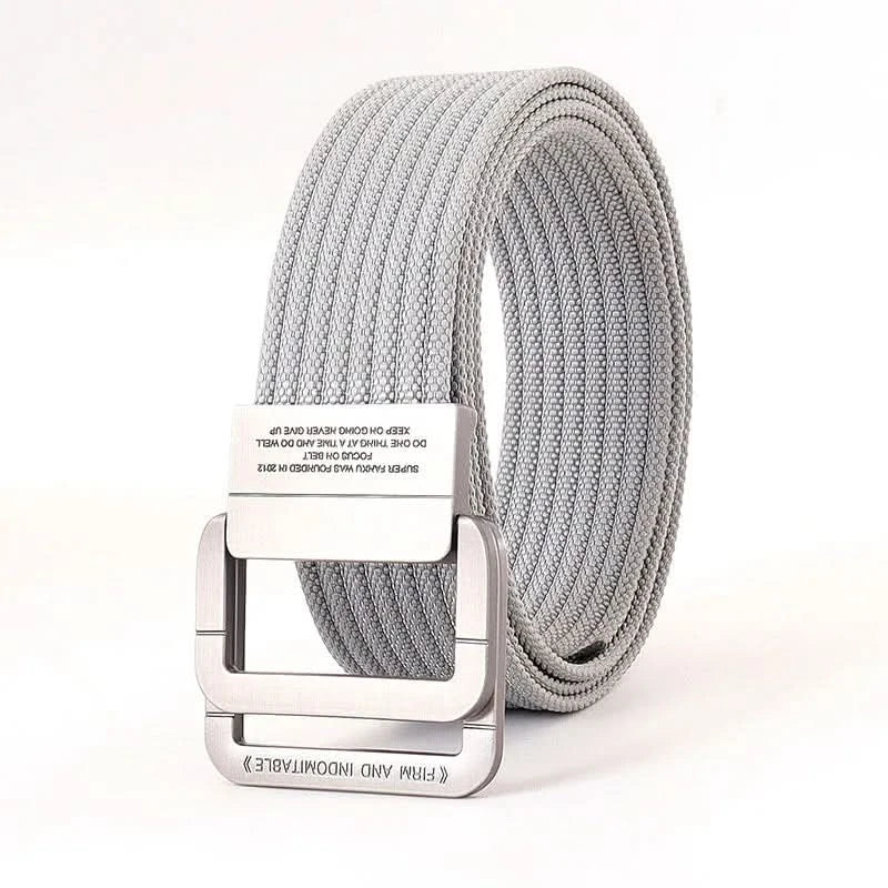Belt – Double Metal Ring Buckle, Adjustable