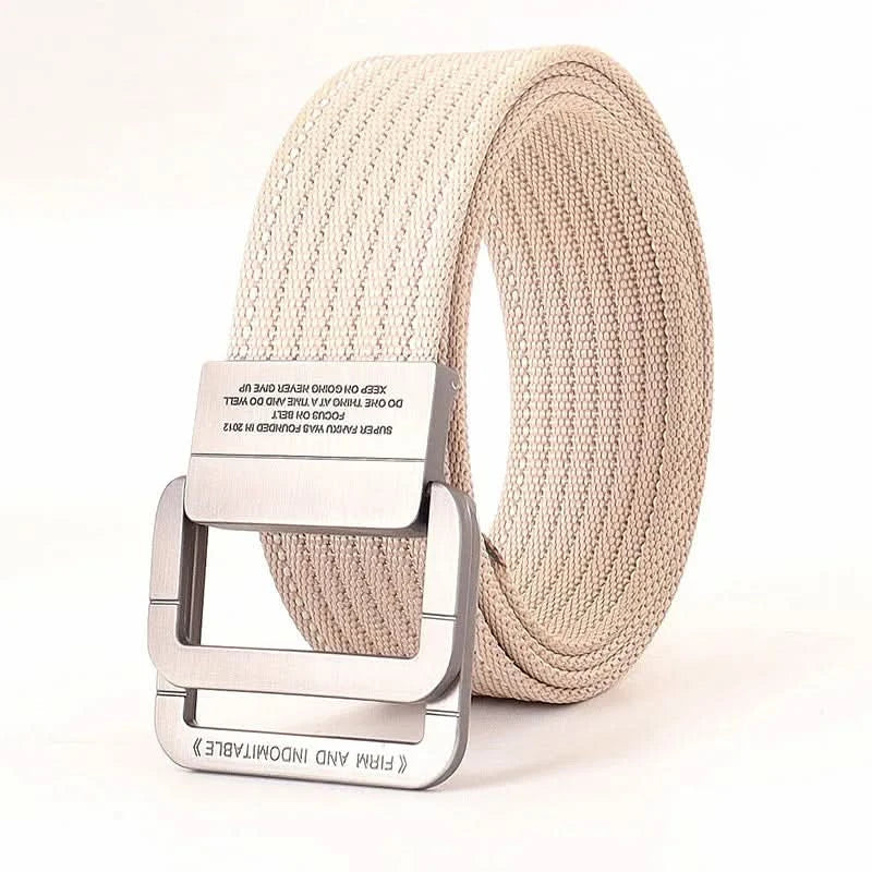 Belt – Double Metal Ring Buckle, Adjustable