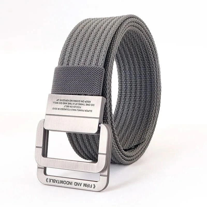 Belt – Double Metal Ring Buckle, Adjustable