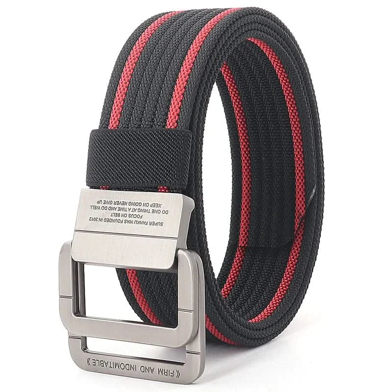 Belt – Double Metal Ring Buckle, Adjustable