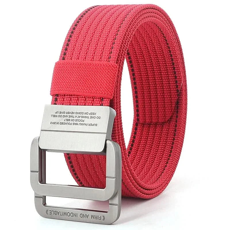 Belt – Double Metal Ring Buckle, Adjustable