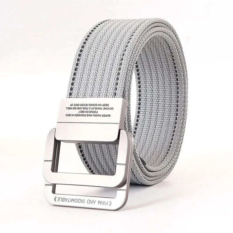 Belt – Double Metal Ring Buckle, Adjustable