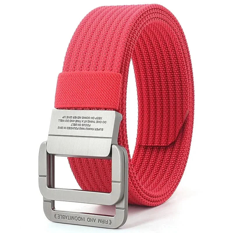 Belt – Double Metal Ring Buckle, Adjustable