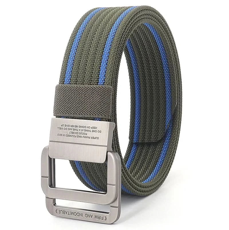 Belt – Double Metal Ring Buckle, Adjustable