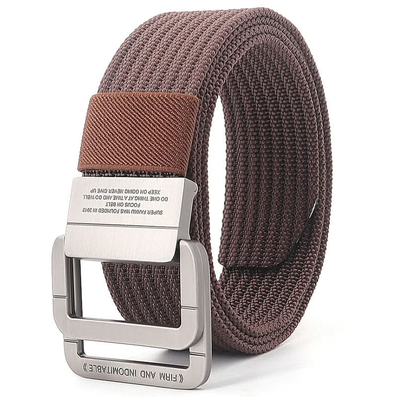 Belt – Double Metal Ring Buckle, Adjustable
