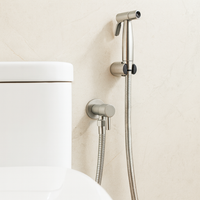 Bidet Sprayer in Stainless Steel – Wall Mounted with Adjustable Spray
