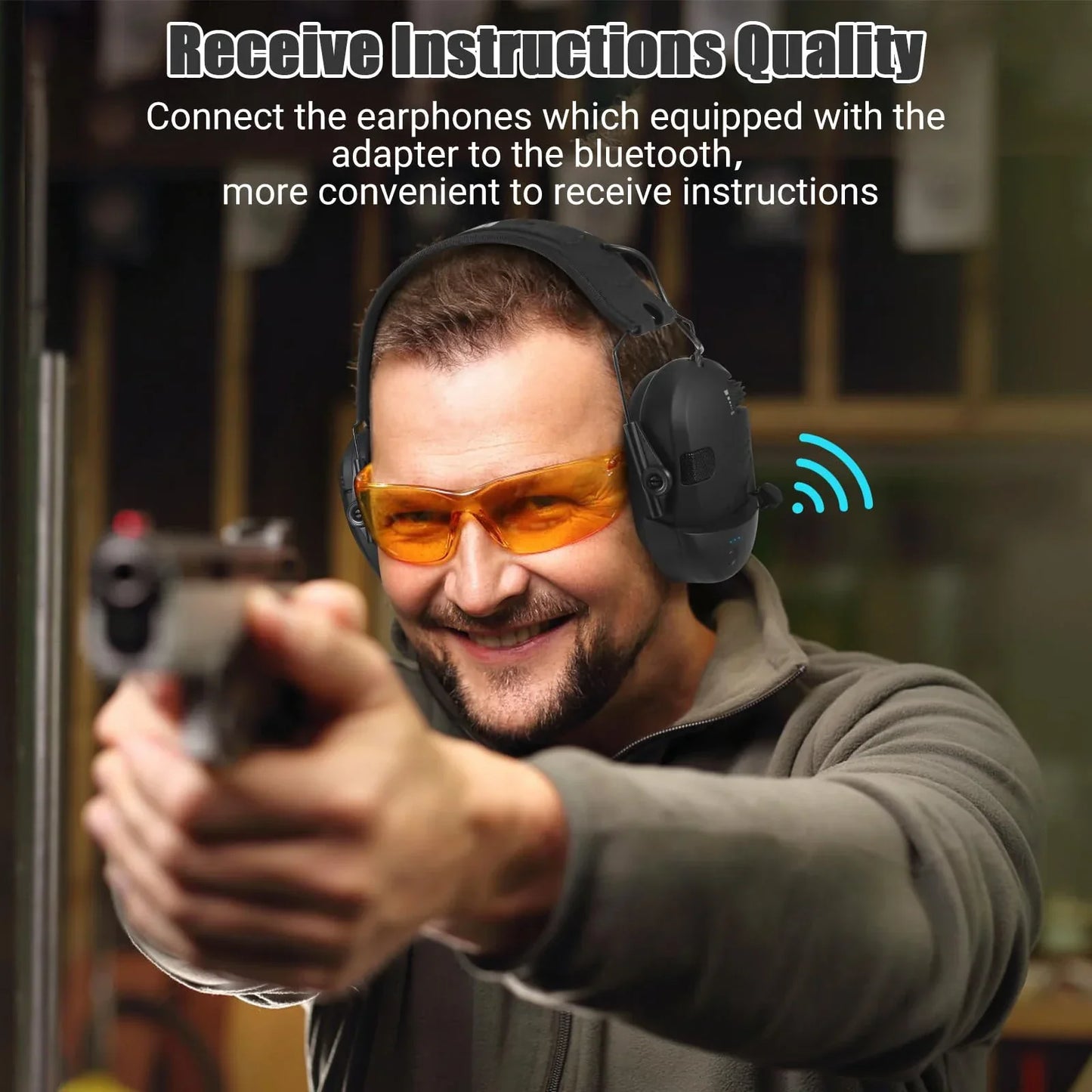 Bluetooth Adapter for Shooting Earmuffs - Wireless Hearing Protection