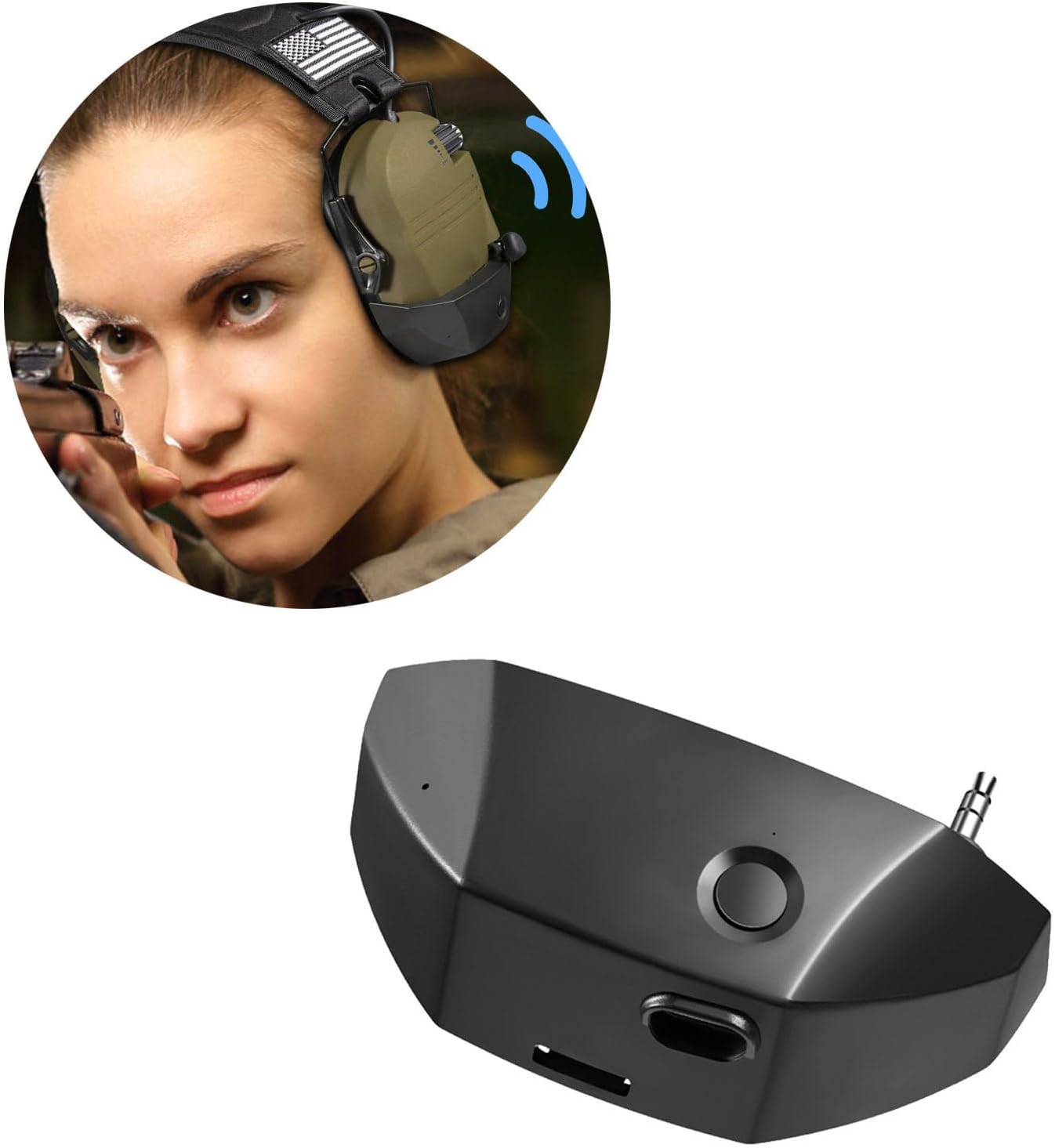 Bluetooth Adapter for Shooting Earmuffs - Wireless Hearing Protection