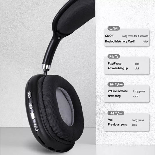 Bluetooth Headphones with HiFi Stereo & Noise Cancelling