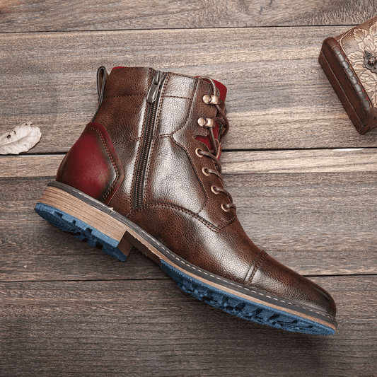 Boots with Side Zipper and Non-Slip Sole