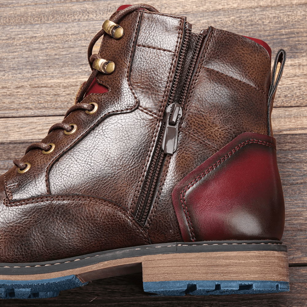 Boots with Side Zipper and Non-Slip Sole